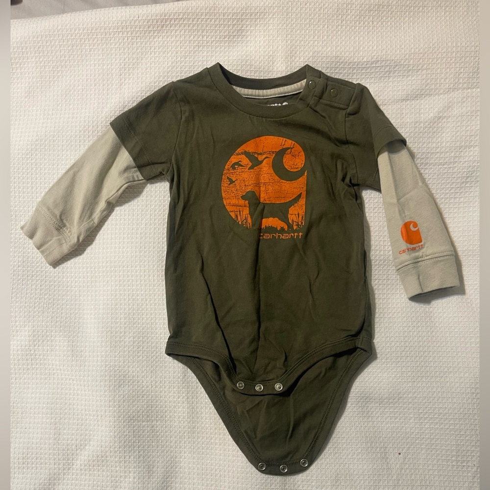 Carhartt onesie size 12M.